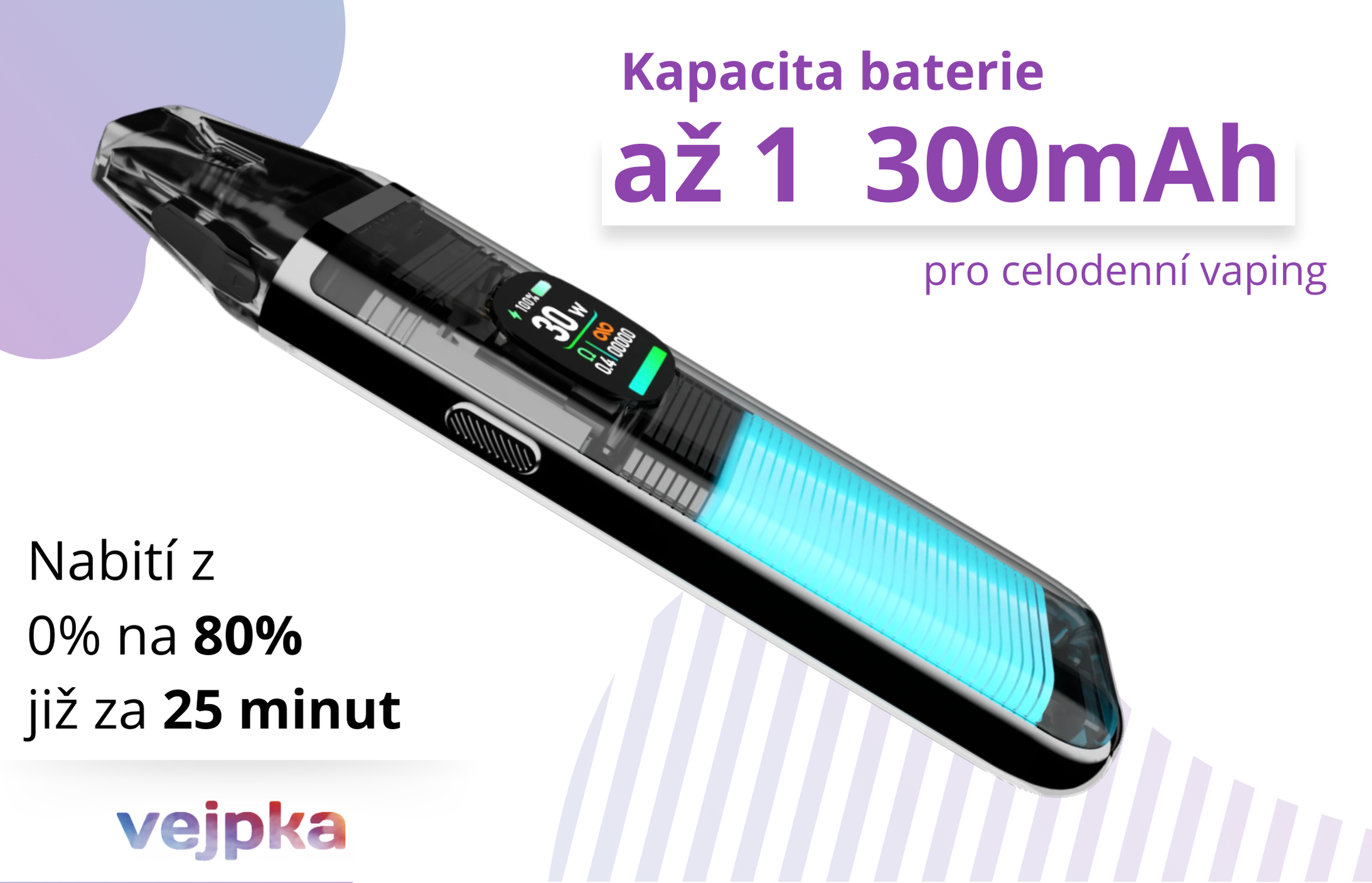 OXVA Xlim Pro 2 kapacita batérie